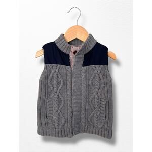 NWT Mud Pie Cozy Sweater Vest, 12-18 Months